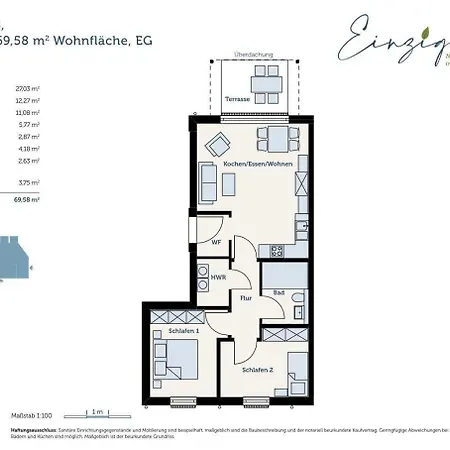 Apartamento Ferienwohnanlage Einzigartig *